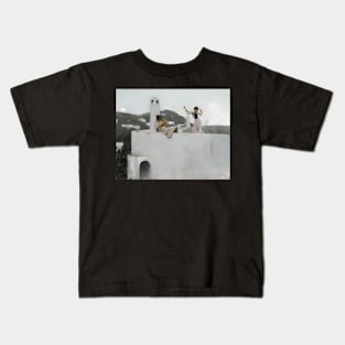 John Singer Sargent - Capri Girl On A Rooftop Kids T-Shirt